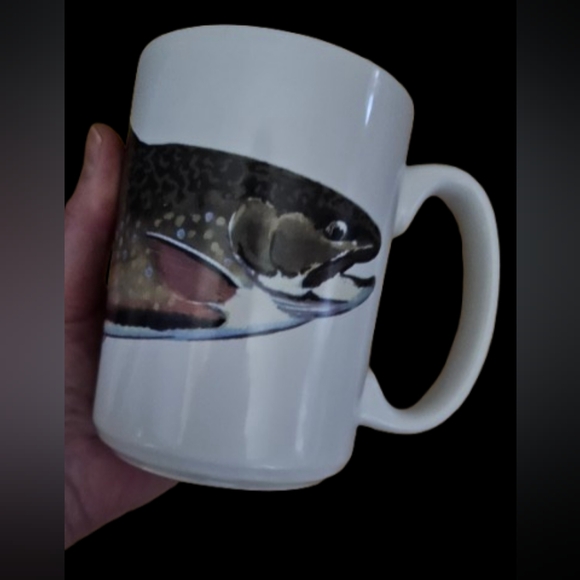 Vintage Angler’s Expressions Geoff Hager Trout Mugs Set of 2 - Picture 5 of 7